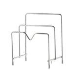 Top rated bestonzon bakeware rack multifunctional stainless steel cookware holders pot lid rack holder organizer cutting board rack pantry rack 3 layers