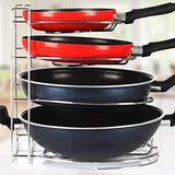 The best frying pan and pot organizer rack cookware holder caddy stainless steel 11 inch pack of 2