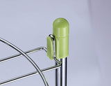 Organize with uheng 5 tier adjustable kitchen cabinet pantry pan and pot lid organizer rack holder houseware cookware holders storage stainless steel dia 13 7 x h 38 5