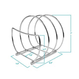 New kitchen pot lid organizer 3 slots compartment pan cover storage rack for dinnerware bakeware cookware chopping board compact design stainless steel anti rust tray holder