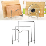 Best bestonzon bakeware rack multifunctional stainless steel cookware holders pot lid rack holder organizer cutting board rack pantry rack 3 layers