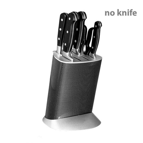 Knife Holder Household Tool Shelf Rack Kitchen Supplies Multi-Function (Dark)