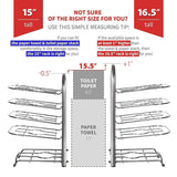 Cheap heavy duty cast iron pan and pot organizer rack 5 height adjustable shelves kitchen skillets cookware holder stainless steel 15 tall