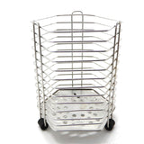 Home bignay stainless steel kitchen utensil holder caddy holder brushed stainless steel cookware cutlery utensil holder pack of 3