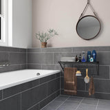 Latest kaluo 3 tier hanging wall mount pot rack kitchen storage shelf with 10 hooks for kitchen cookware utensils pans household items