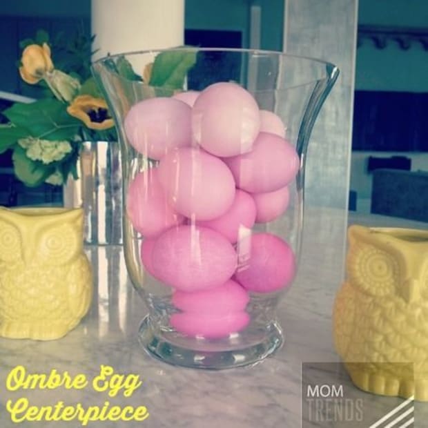 DIY Make an Ombre Easter Egg Centerpiece