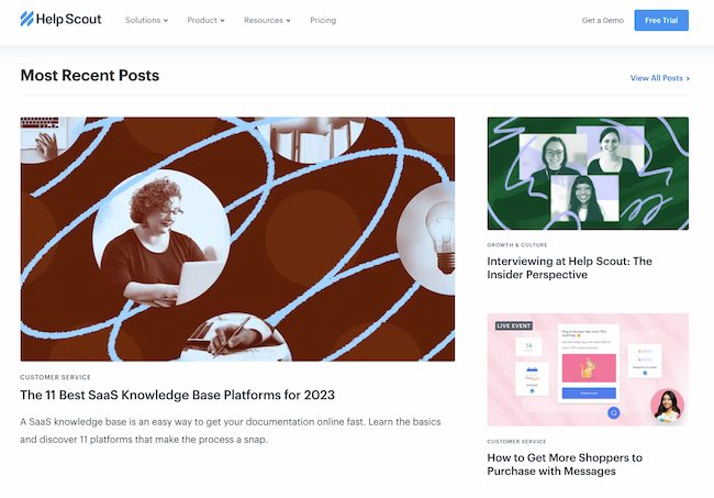 22 of the Best Examples of Beautiful Blog Design