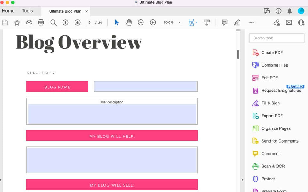 How to Write on a PDF (+ How to Create a PDF Freebie)