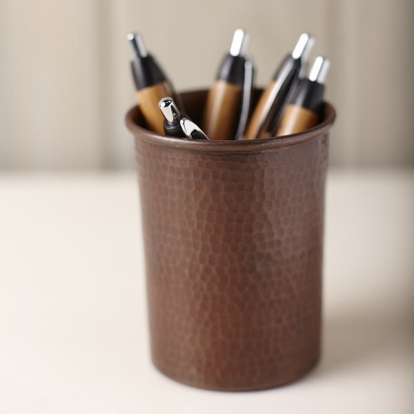 Gratifying Copper Utensil Holder