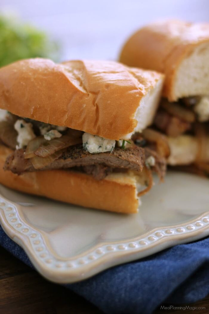 Gourmet Steak Sandwich with Caramelized Onions