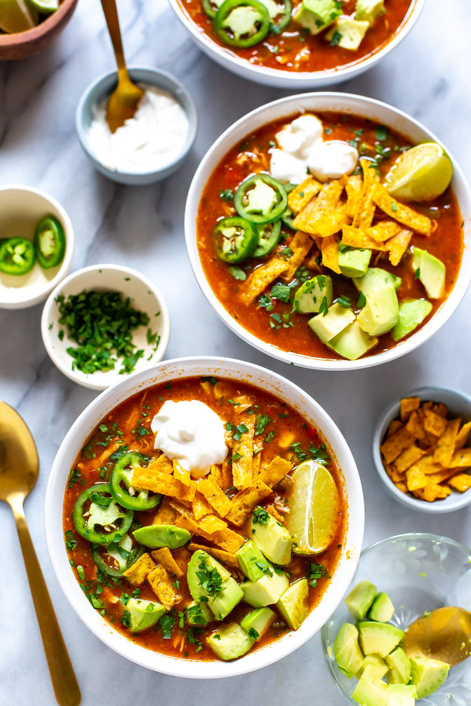 Crockpot Chicken Tortilla Soup