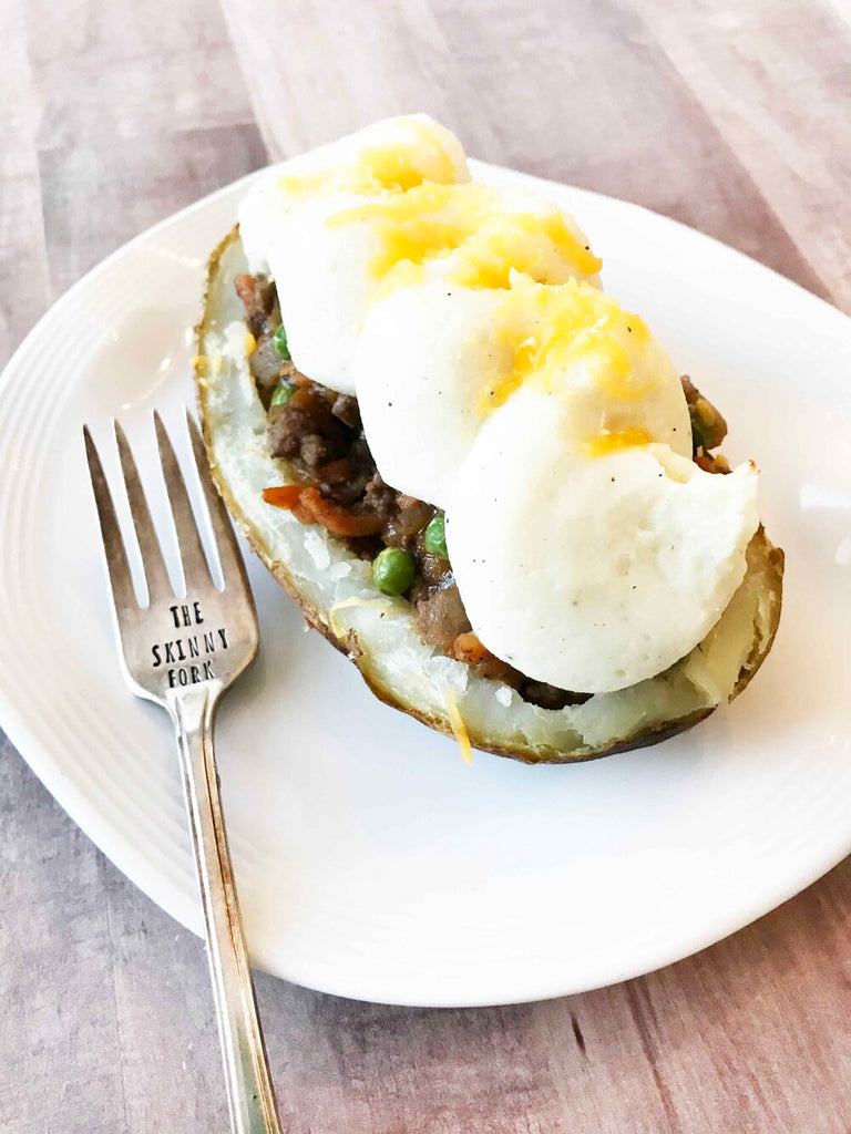 Shepherds Pie Stuffed Twice Baked Potatoes