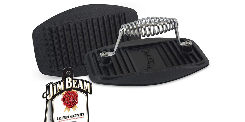 Take the BBQ next level, Jim Beam’s Cast Iron Meat Press now $12.50 (Reg. $16)