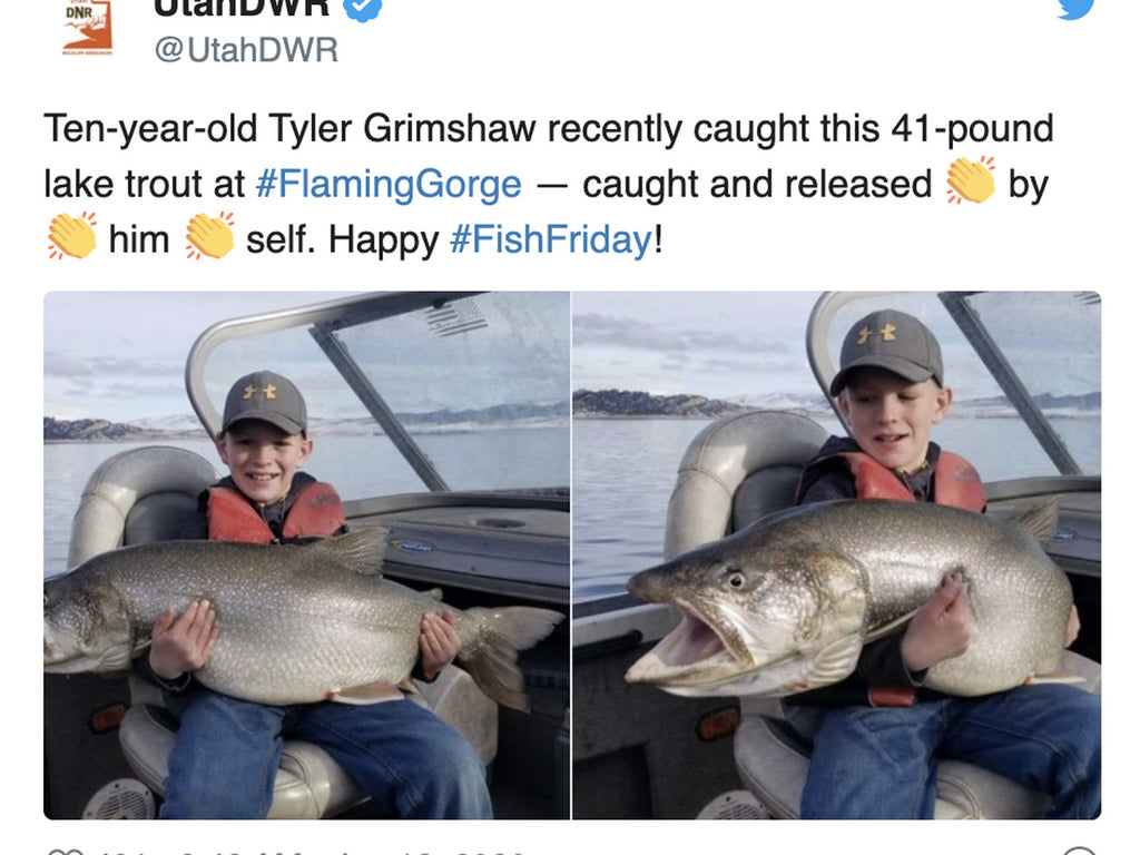 This Utah fisherman reels in massive, near-record catch. He’s 10 years old