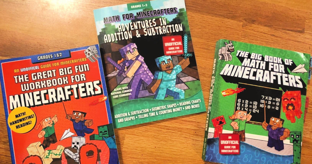 Minecraft Kids Workbooks from $4.99 on Amazon (Regularly $8+)