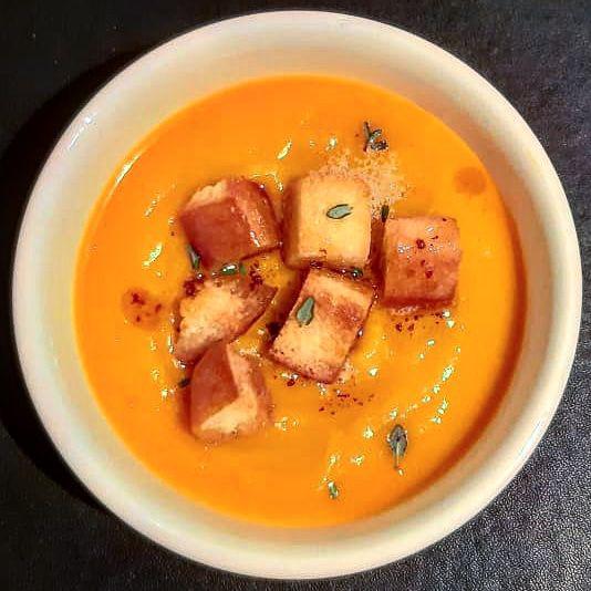 Butternut Squash and Brown Butter Velout