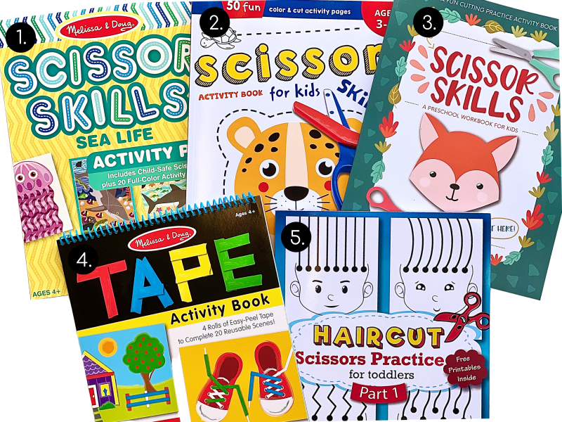 We Try Five Scissor Skill Workbooks