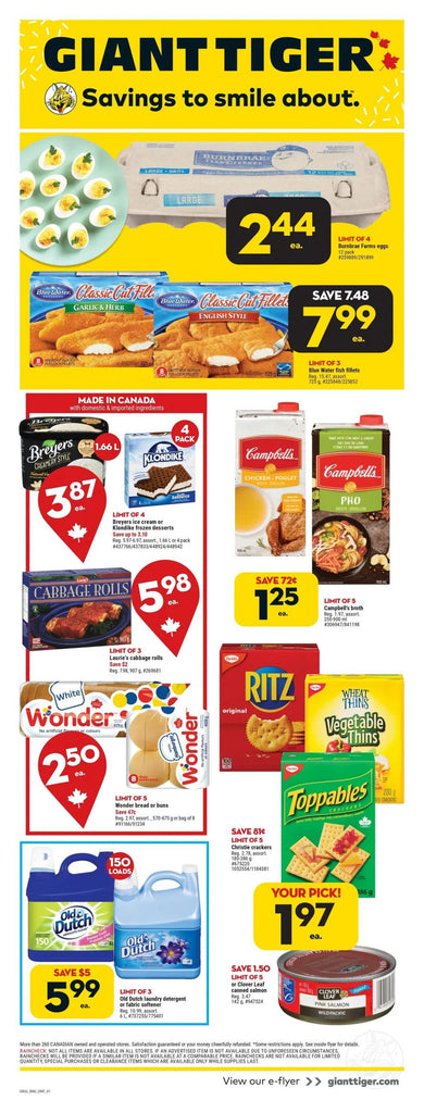 Giant Tiger Canada Flyer Deals March 8th – 14th