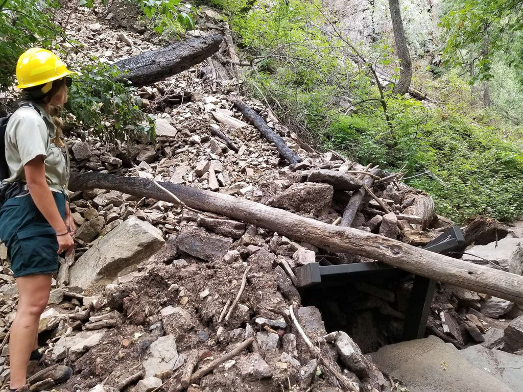 Extensive trail damage from recent slides will keep Hanging Lake area closed into next year