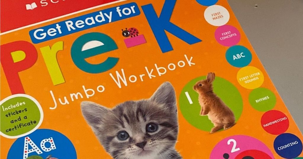 Scholastic Get Ready for Pre-K Jumbo Workbook Only $6.78 on Amazon (Regularly $13)