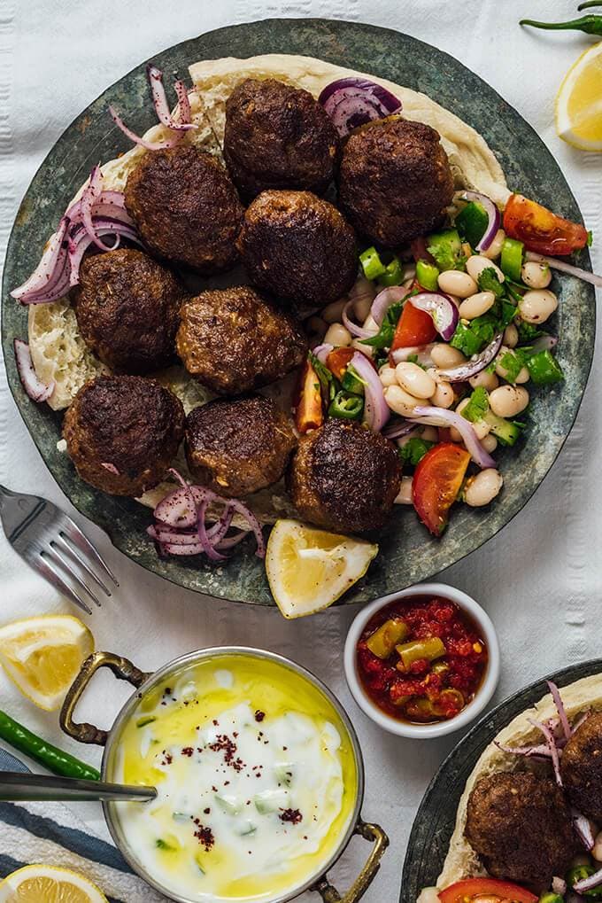 Homemade Turkish Meatballs known as kofte are the best things to happen on your dinner table