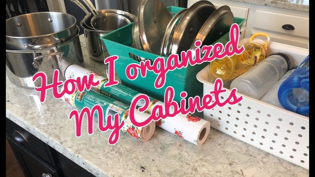 Welcome to my channel! Today I will be showing you how I organized a few things in my kitchen cabinets