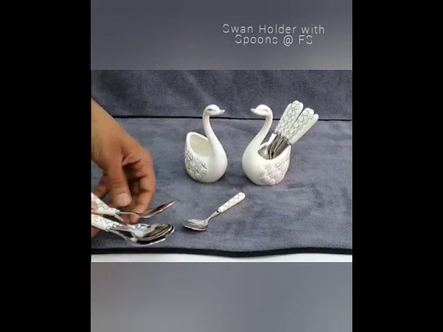 Swan Spoon Holder with Spoon / Fork Set by First Step (2 months ago)