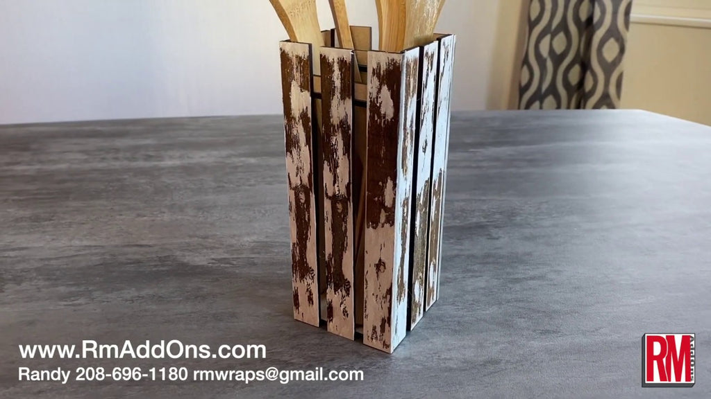 Weathered wooden fence spoon holder Rm Add Ons by Rm Wraps LLC (1 year ago)