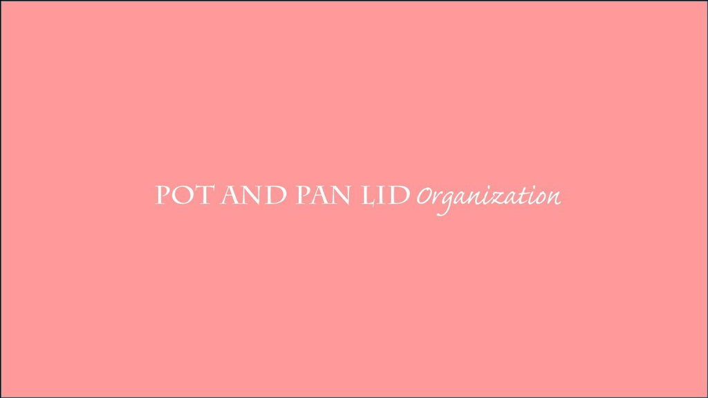 Hi! I wanted to share with you how I organize our pot and pan lids