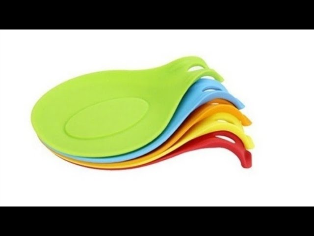 Flexible Silicone Spoon Rest Non-Stick Utensil Spatula Holder Heat Resistant Kitchen Tool by Bill's Kitchenware (1 year ago)