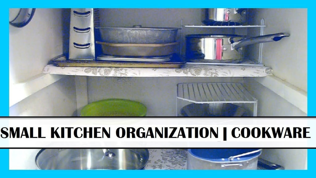Today I thought I would share how I organize and store my cookware in our small kitchen