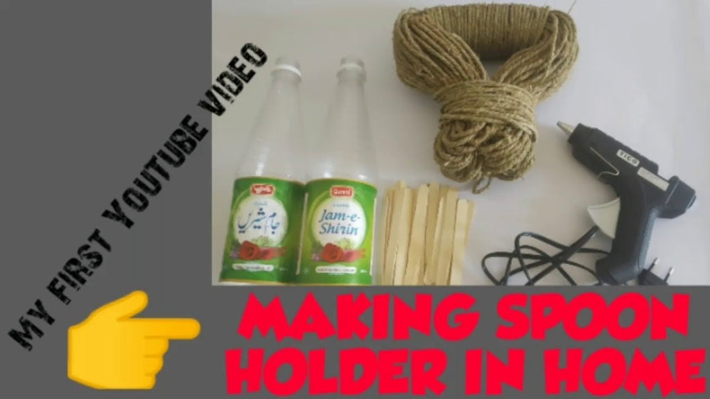 Making spoon holder at home,amazing idea by Art&Skills|My first YouTube video by Art & Skills (1 month ago)