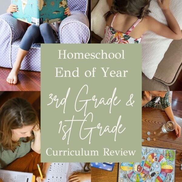 Homeschool Curriculum Review: 3rd and 1st Grade