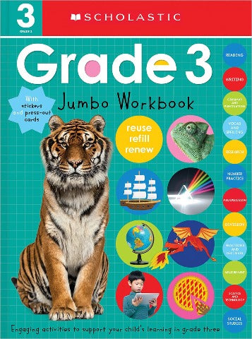 Scholastic Early Learners: Jumbo Workbook Grade 3