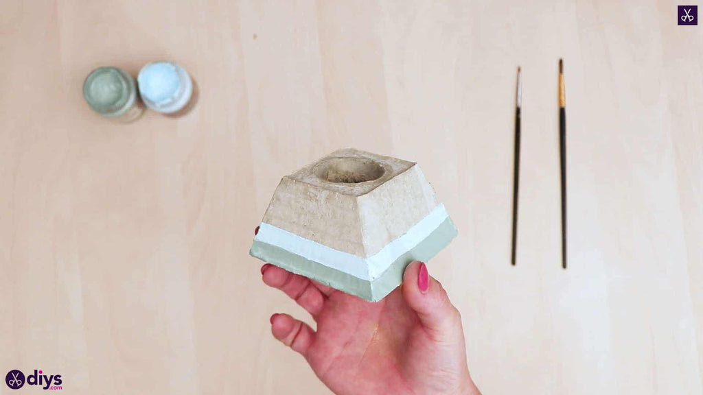 DIY Concrete Hair Clip Container with Template and Video Tutorial