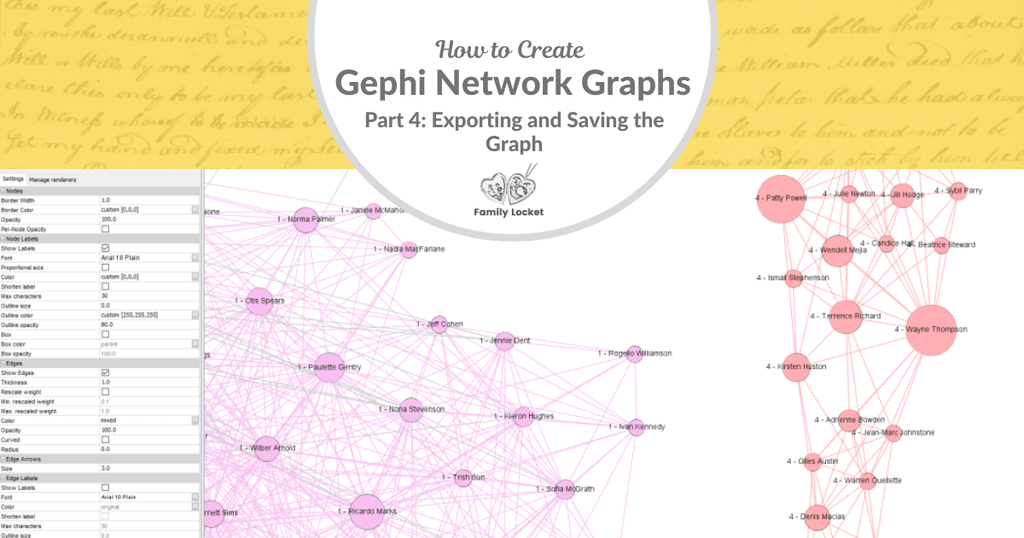 Creating Gephi Network Graphs Part 4: Exporting and Saving the Graph