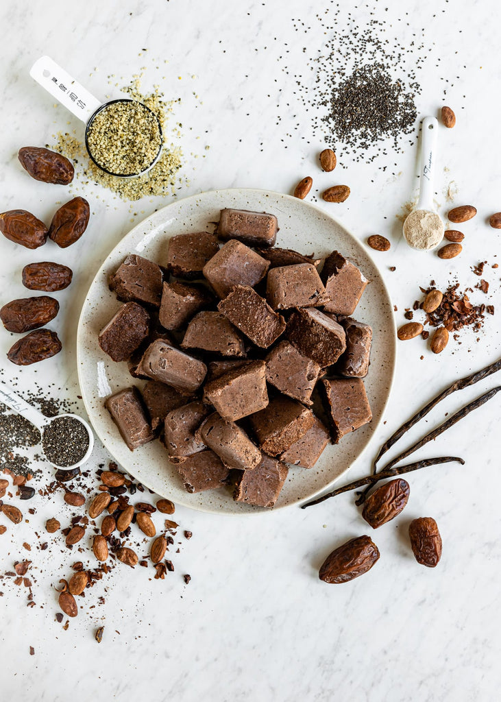 Chocolate Fiber Smoothie Cubes