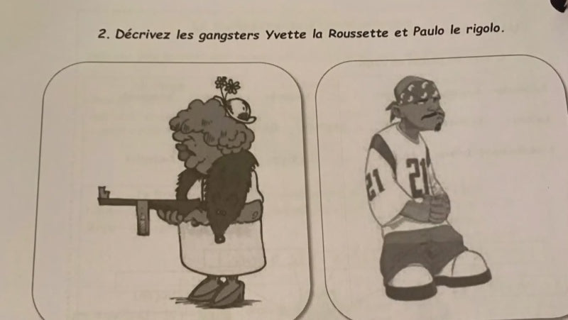 Montreal-area parent outraged by depiction of criminals in child’s school book
