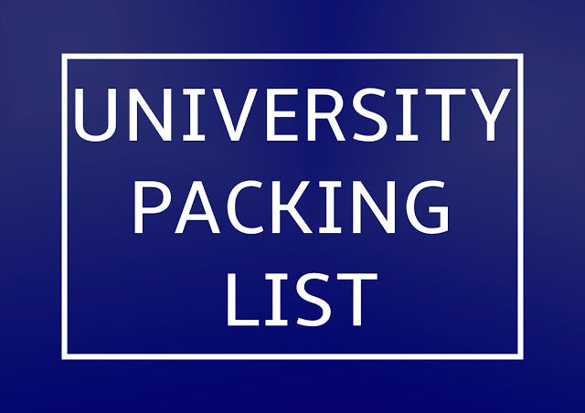 University Packing List