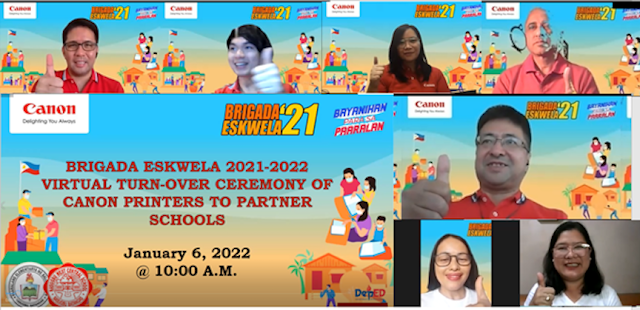 Canon delights communities through advocacy, supporting Brigada Eskwela with printer donations