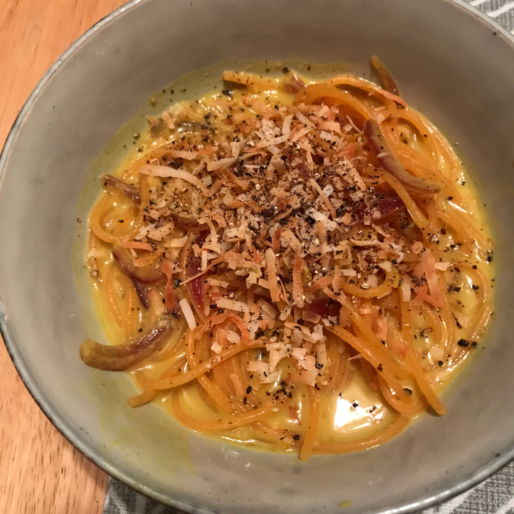 coconut noodles with ginger and turmeric