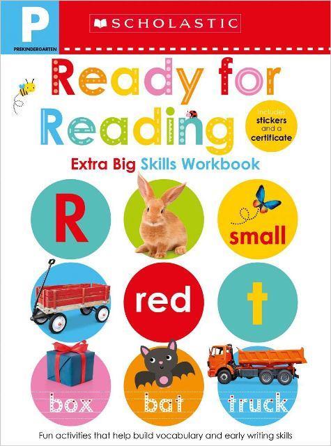 Scholastic Extra Big Skills Workbook Pre-K Ready For Reading