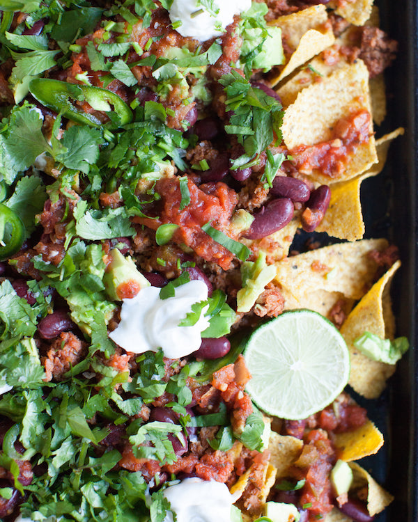 Meaty Vegan Nachos