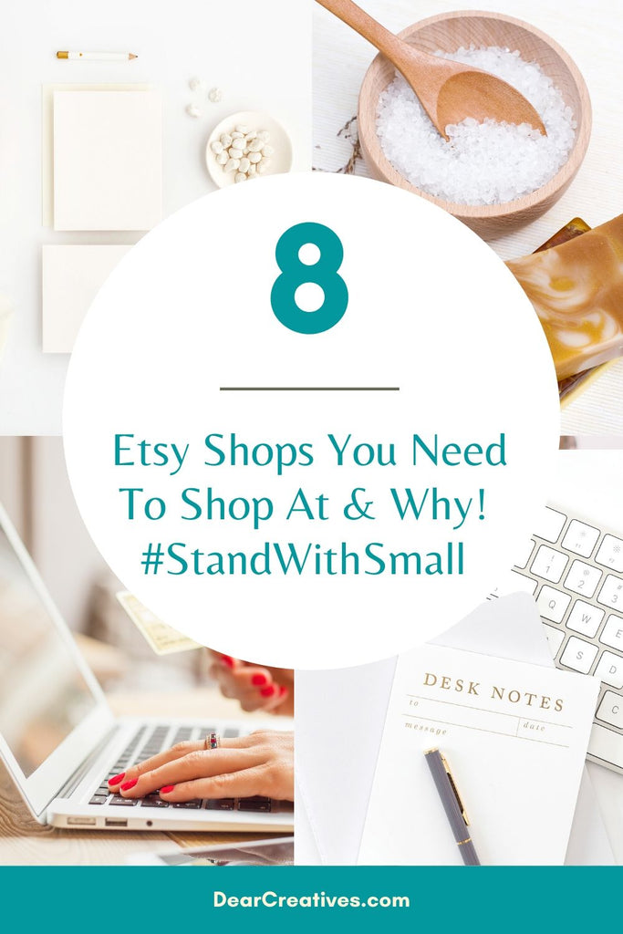 8 Etsy Shops We Love #StandWithSmall