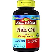 200-Count Nature Made 1200 mg Fish Oil Softgels only $5.59-$7.19
