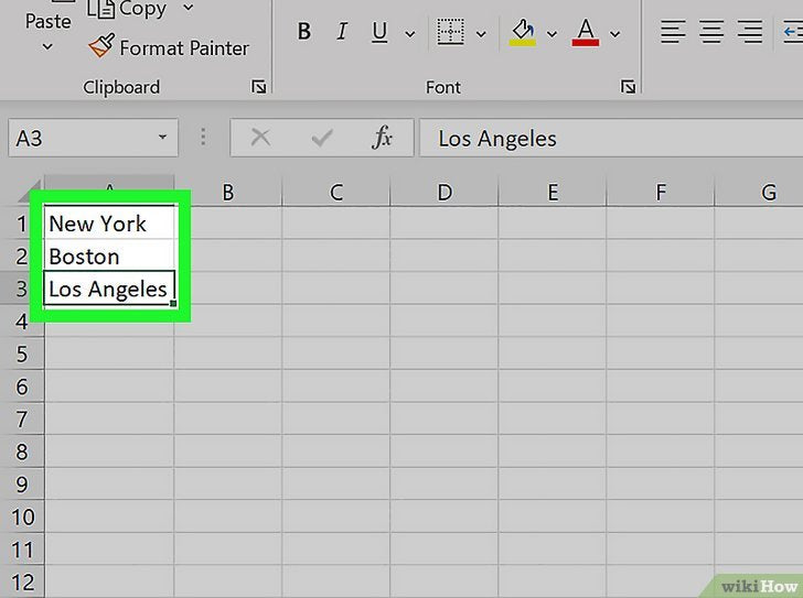 How to Create a Drop Down List in Excel