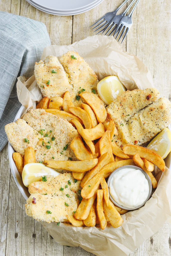 Crunchy Oven Fried Breaded Tilapia