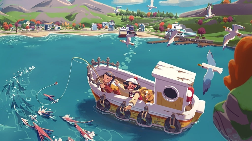 Relaxing slice-of-life fishing adventure Moonglow Bay out in October on Xbox and PC