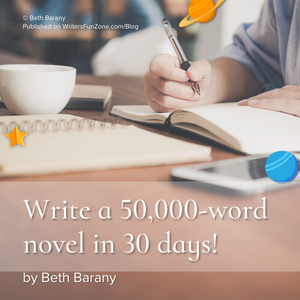 NaNoWriMo: National Novel Writing Month is coming! Write a 50,000-word novel in 30 days!