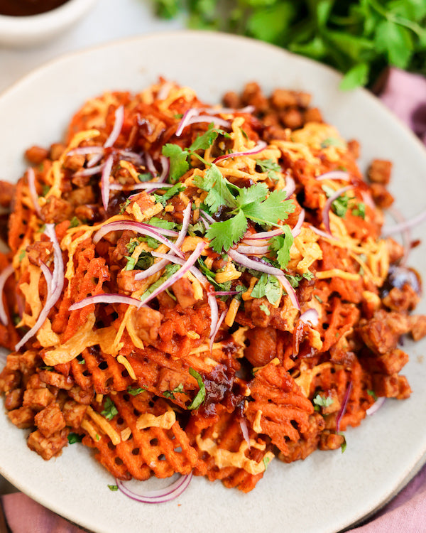 Vegan Loaded Sweet Potato Fries